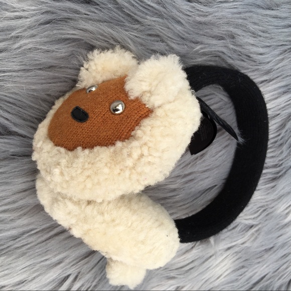 Coach Bear Motif Earmuffs NWOT - Picture 2 of 5
